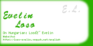 evelin loso business card